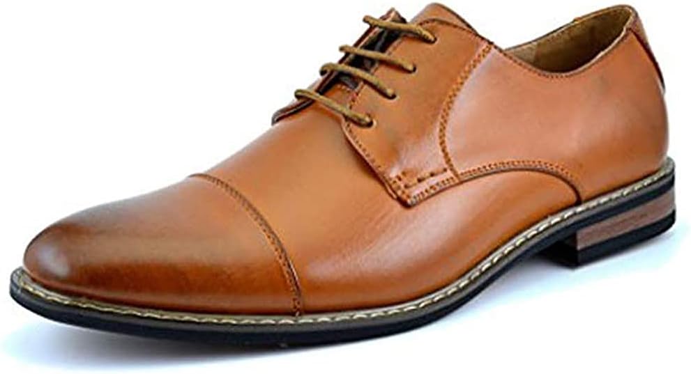 Bruno Marc Mens Oxfords Shoes, Men's Lace-ups Formal Dress Derby, Leather Shoes Size 10