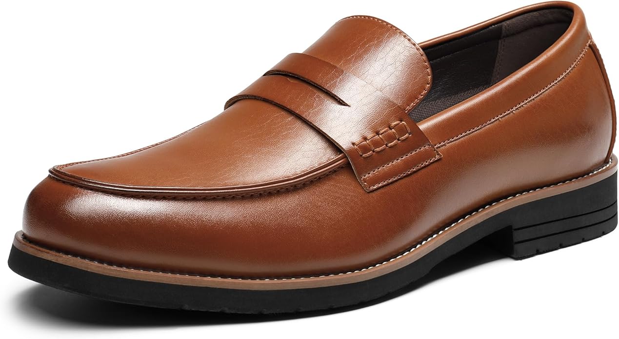 Bruno Marc Men's Slip-on Loafers Shoes Leather Shoes Size 10