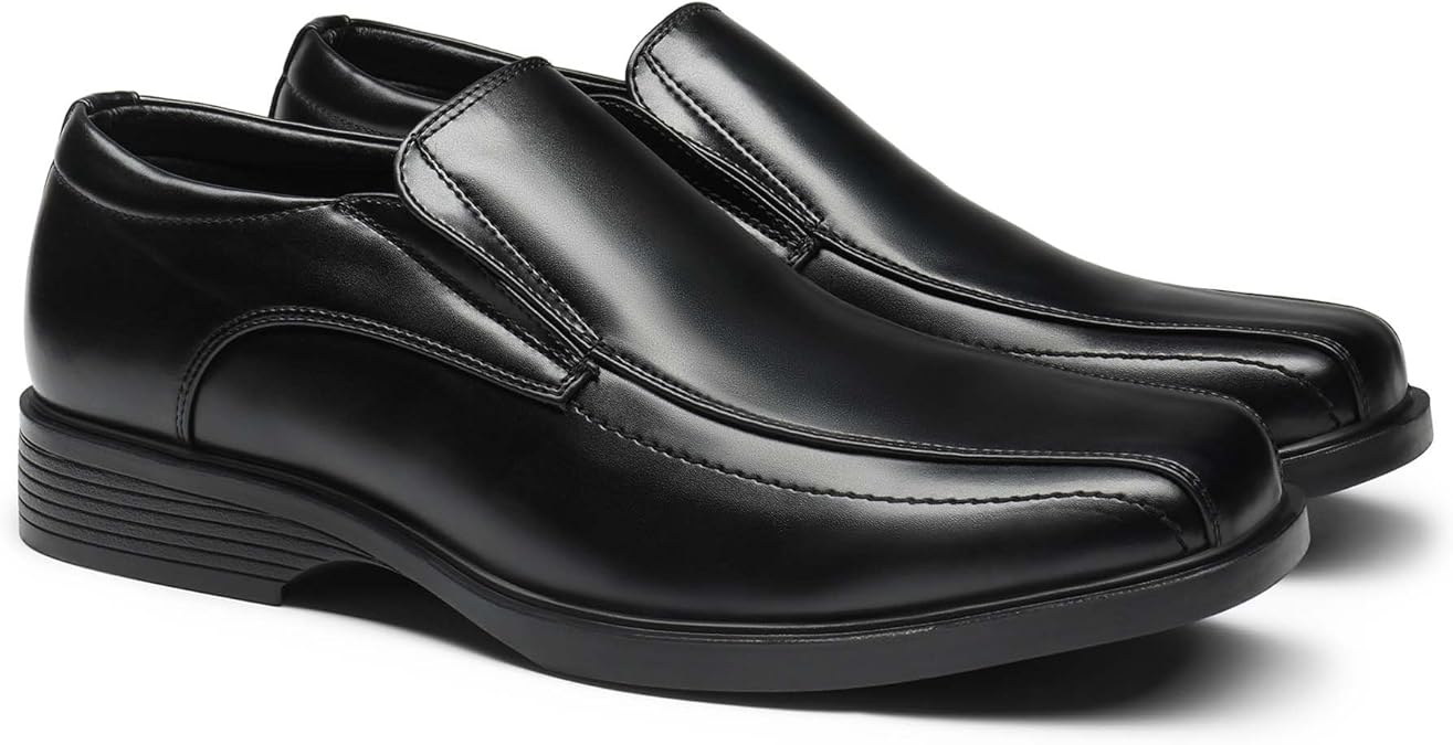 Bruno Marc Men's Dress Shoes Leather Lined Formal Oxfords Business Men Slip-on Loafer Size 10