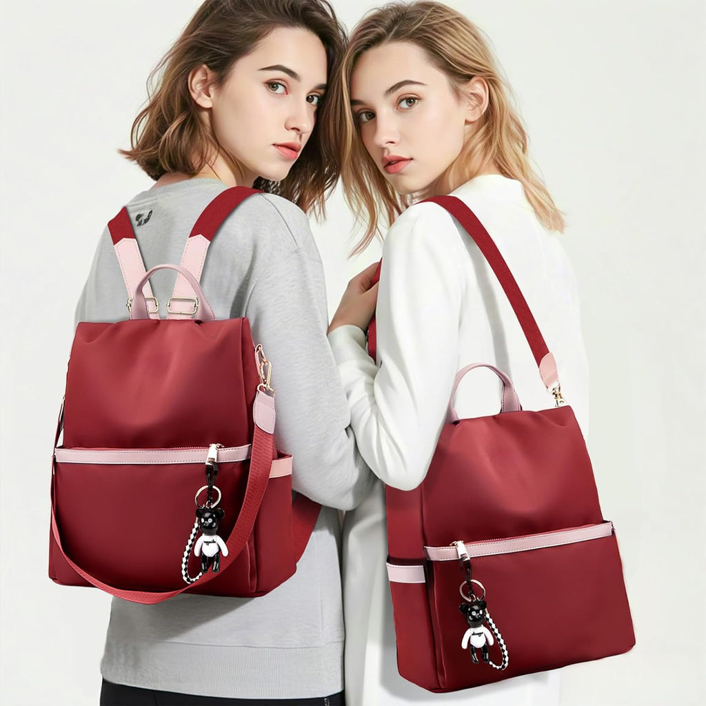 Aucuu Women's Backpack, Anti Theft Rucksack, Travel Shoulder Bag, Large Casual Daypacks, School Bag for Girls, Ladies Fashion Handbag, Rucksack Bags, Lightweight Backpack for Travel College Work