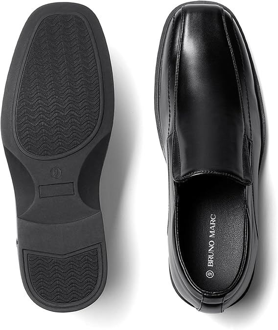 Bruno Marc Men's Dress Shoes Leather Lined Formal Oxfords Business Men Slip-on Loafer Size 10