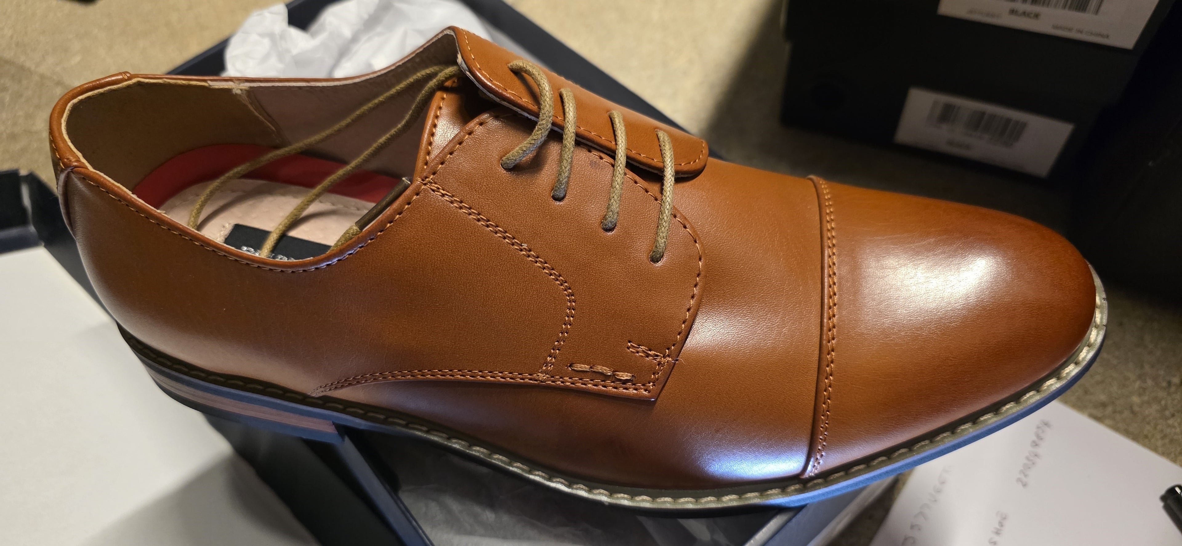 Bruno Marc Mens Oxfords Shoes, Men's Lace-ups Formal Dress Derby, Leather Shoes Size 10