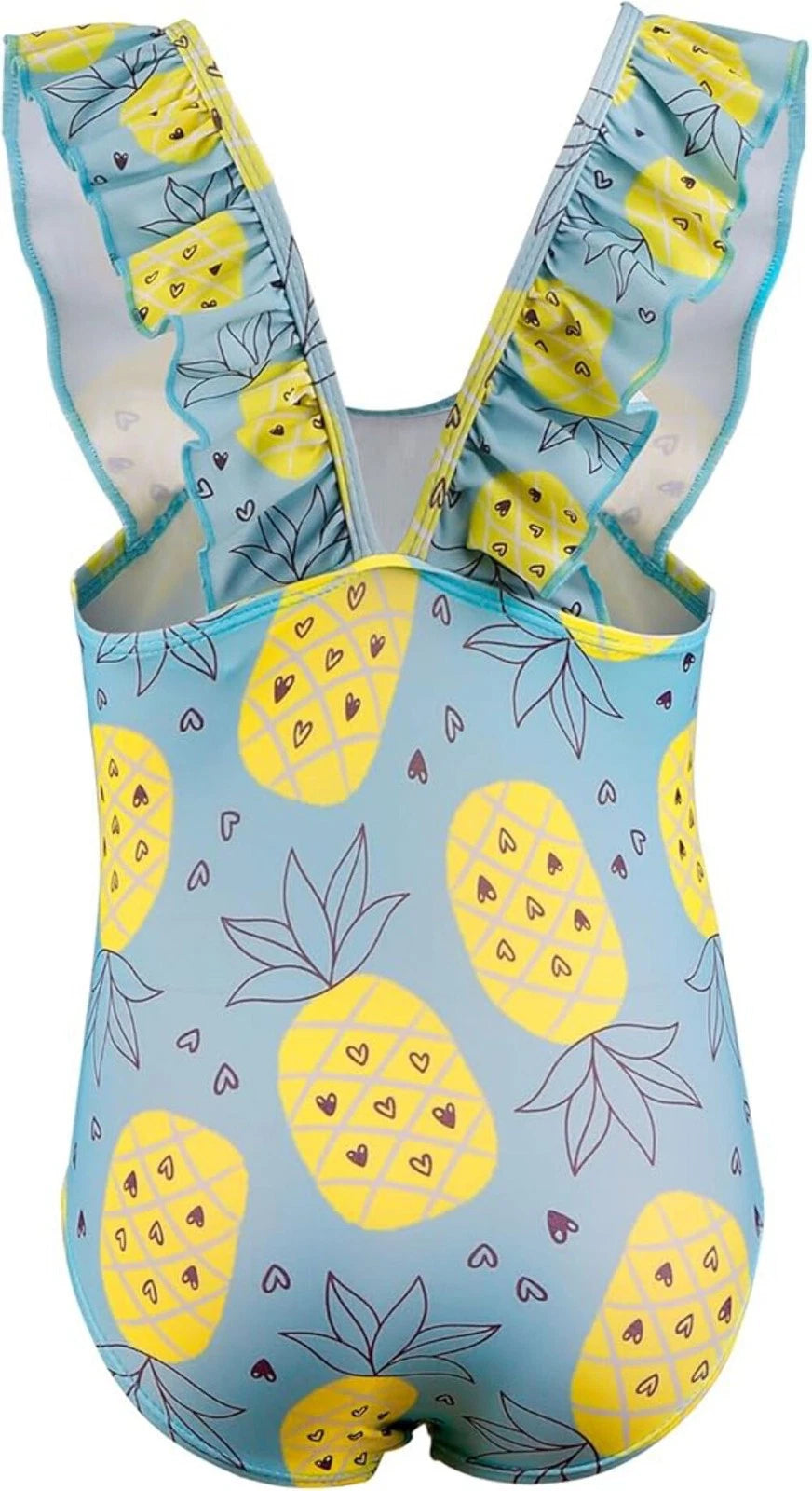 TIZAX Girl's Swimming Costume Toddler One Piece Swimsuit Little Kids Bathing Suit 2-4 yrs