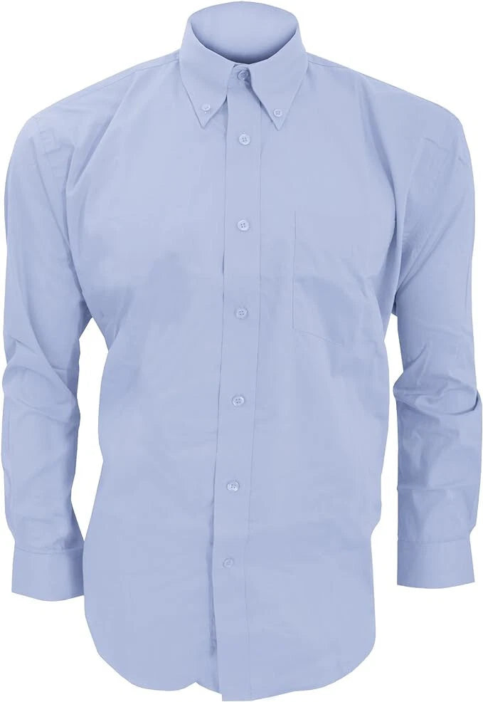 Kustom Kit Mens Long Sleeve Corporate Oxford Shirt Size 17"
