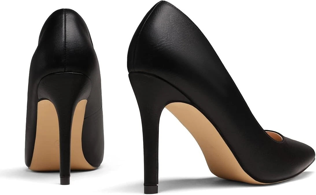 DREAM PAIRS Women's Closed Toe High Heels Dress Pointed Toe