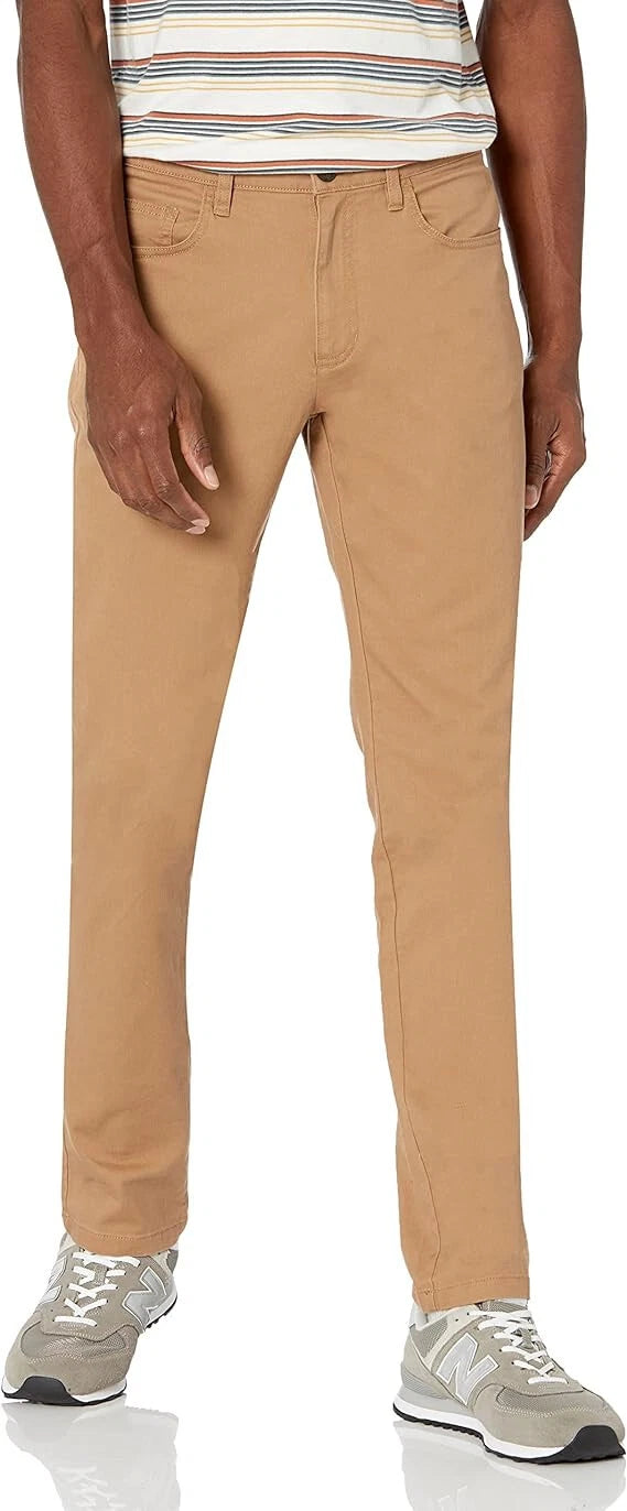 Men's Slim-Fit 5-Pocket Comfort Stretch Chino Trousers