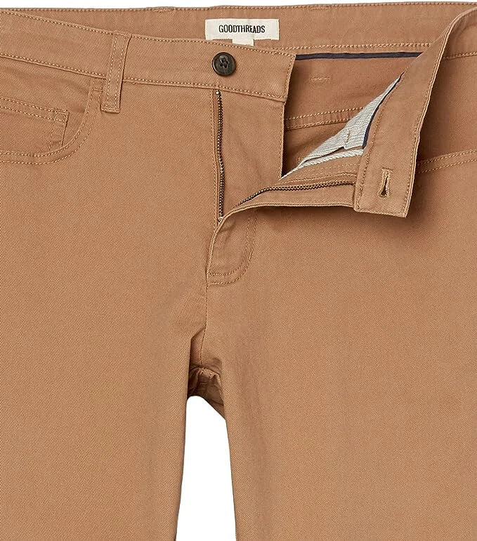Men's Slim-Fit 5-Pocket Comfort Stretch Chino Trousers